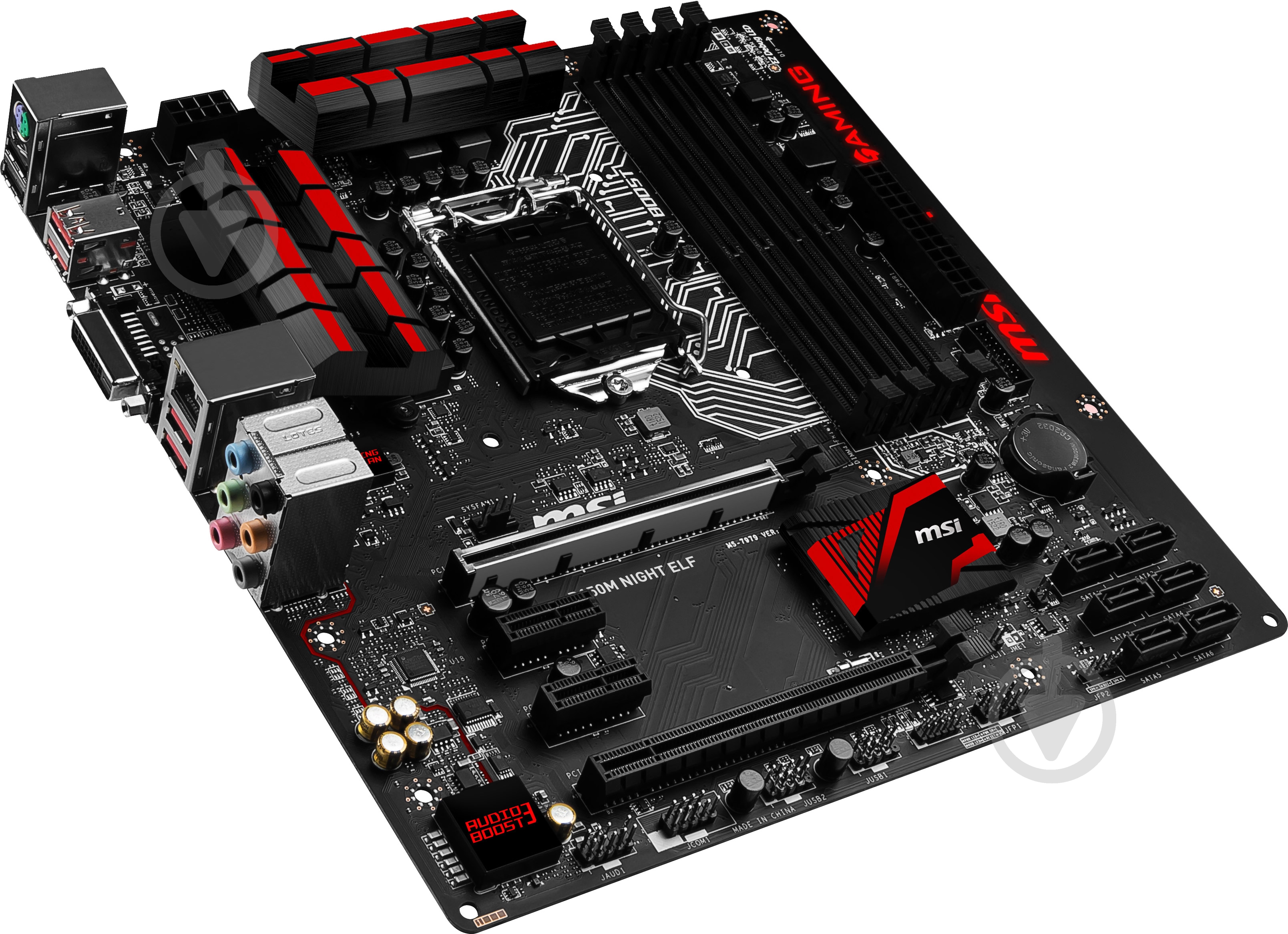 Материнская плата MSI B150M_NIGHT_ELF (Socket 1151, Intel B150, mirco ATX) - фото 2