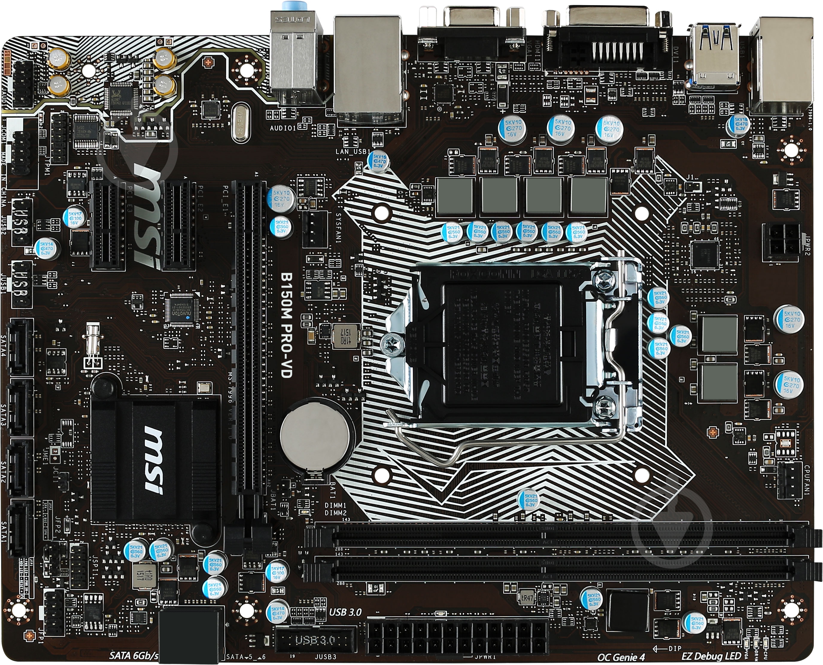 Материнская плата MSI B150M_PRO-VD (Socket 1151, Intel B150, mirco ATX) - фото 1