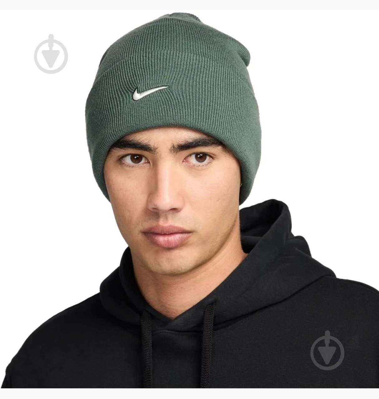 Шапка Nike U NK PEAK BEANIE TC SWSH F24 L HF0187-338 р.os зеленый - фото 3 Шапка Nike U NK PEAK BEANIE TC SWSH F24 L HF0187-338 р.os зеленый - фото 3
