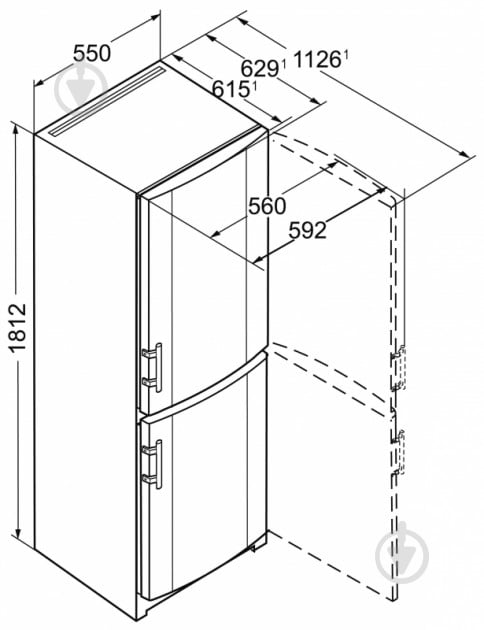 Холодильник Liebherr SBSes 7165 - фото 8
