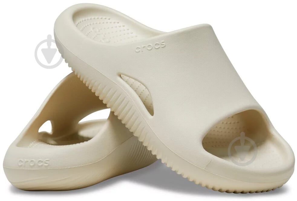Шлепанцы Crocs Mellow Recovery Slide Bone 208392-2Y2 р.38/39 бежевый - фото 3