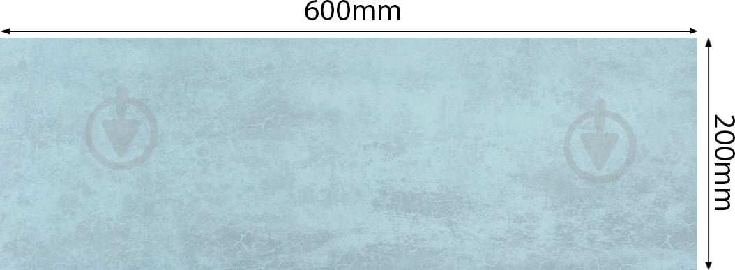 Плитка Cersanit Samira azure structure 20x60 см - фото 4