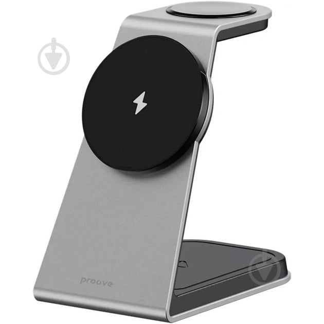 Беспроводное зарядное устройство Proove Omni Power 3 in 1 gray (WSOP15020003) - фото 1 Беспроводное зарядное устройство Proove Omni Power 3 in 1 gray (WSOP15020003) - фото 1