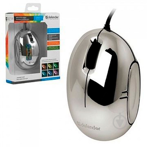 Мышка Defender Rainbow MS-770L silver - фото 2