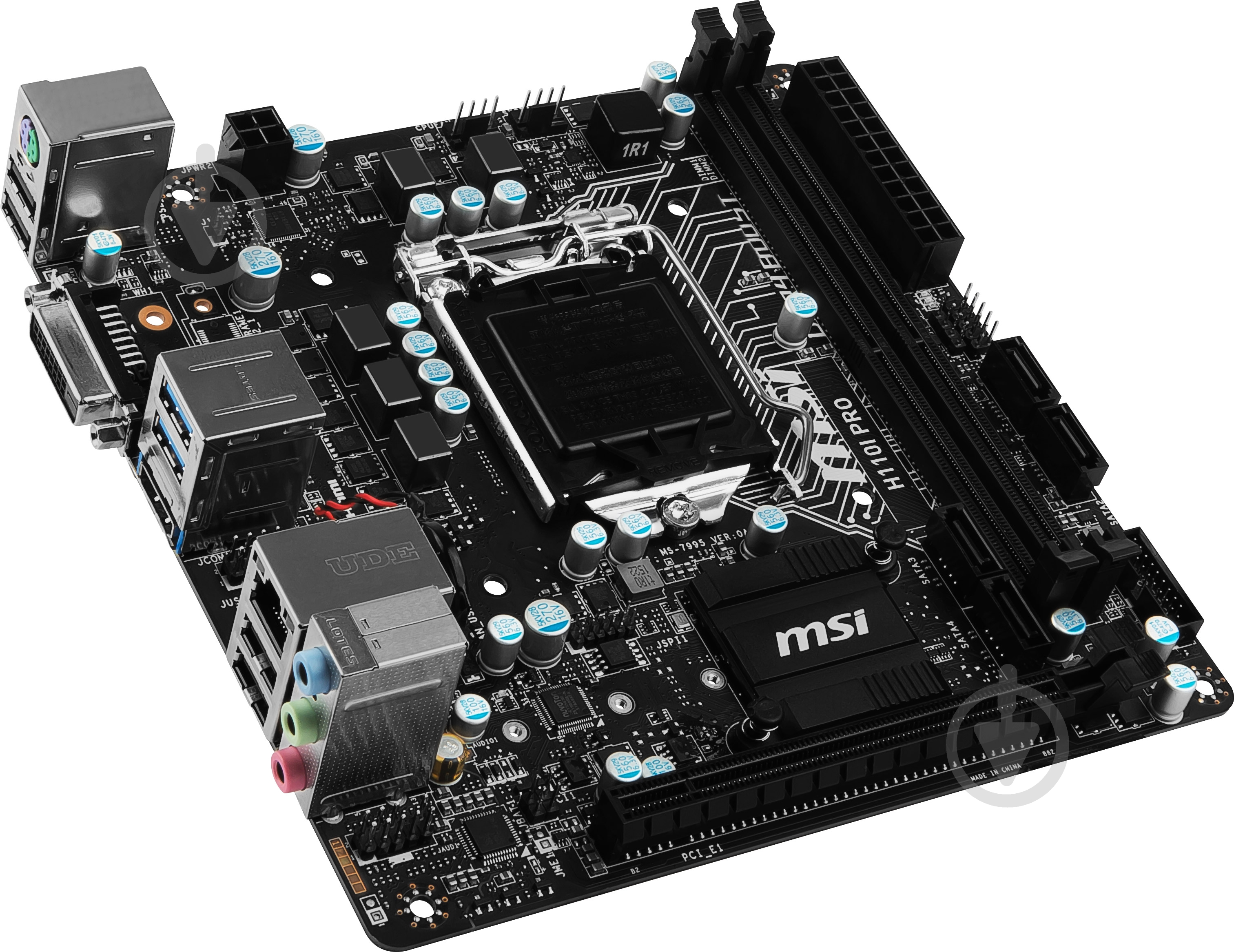 Материнская плата MSI H110I_PRO (Socket 1151, Intel H110, mini ITX) - фото 2 Материнская плата MSI H110I_PRO (Socket 1151, Intel H110, mini ITX) - фото 2