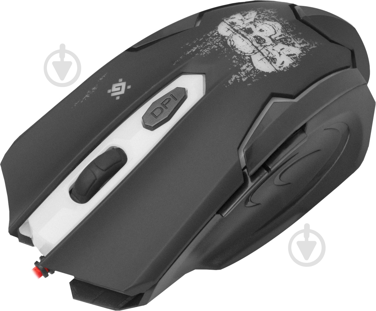 Мышка Defender Skull GM-180 (+коврик) black - фото 2