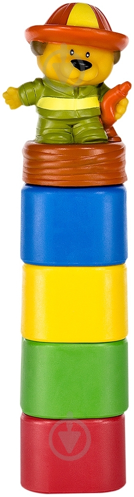 Конструктор Clementoni Мягкие кубики с игрушкой в тубе 14738 - фото 1