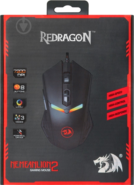 Мышка Redragon Nemeanlion 2 black - фото 16