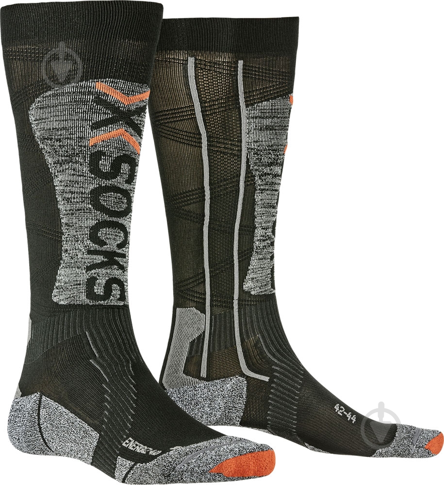 Шкарпетки X-Socks Ski Energizer LT XS-SSNGW19UB053 р.42-44 сірий 1 шт. - фото 1 Шкарпетки X-Socks Ski Energizer LT XS-SSNGW19UB053 р.42-44 сірий 1 шт. - фото 1