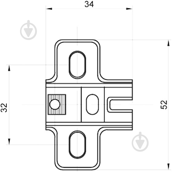 Петля внутренняя mini внутренняя Muller 97528 Muller - фото 3