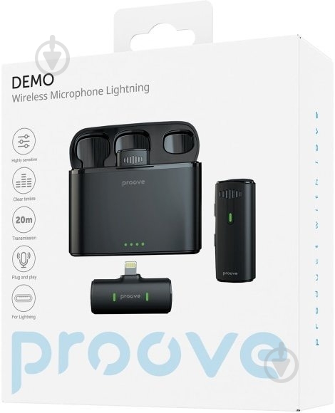 Мікрофон Proove Demo Lightning black (PMDM00010102) - фото 8