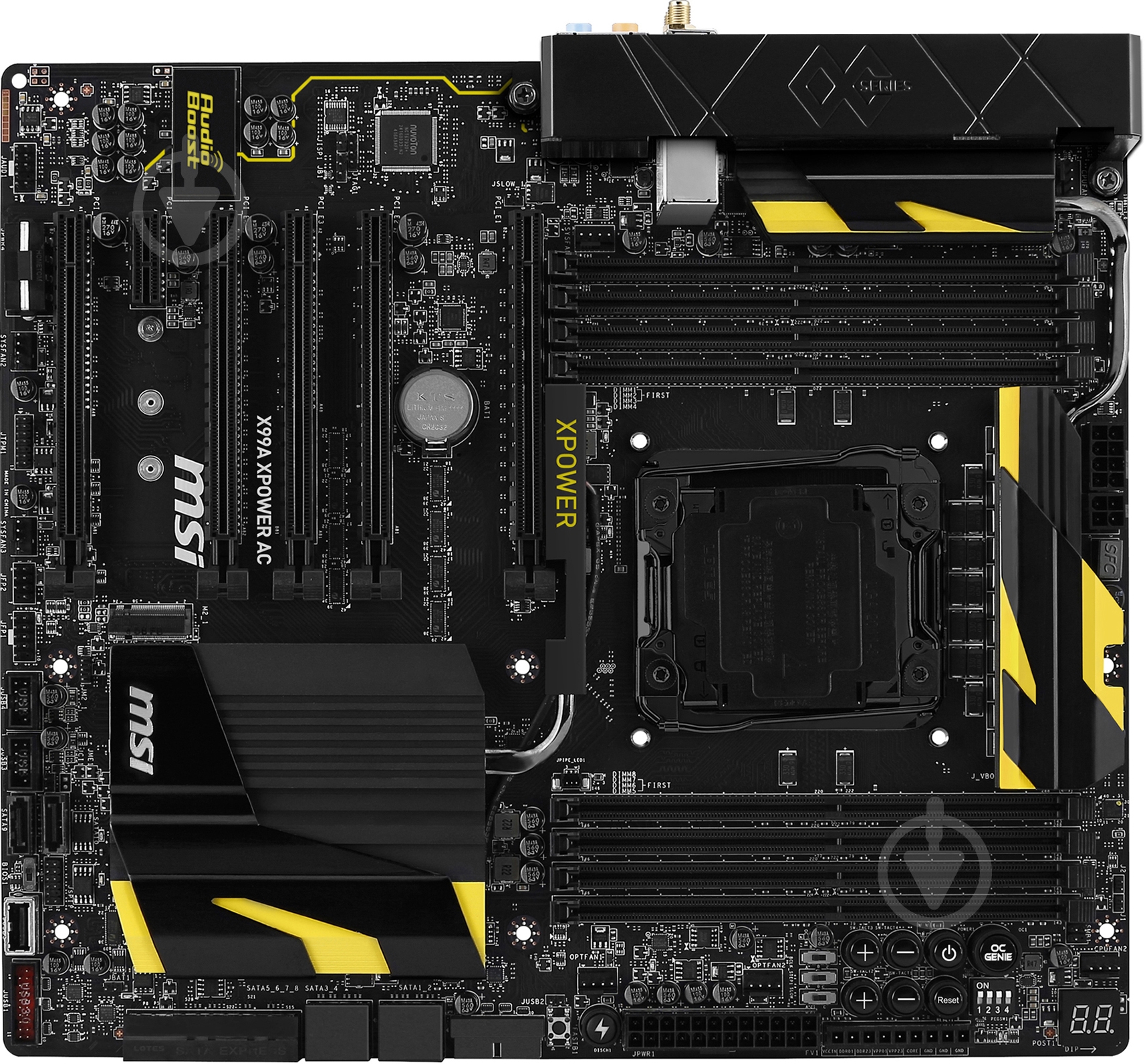 Материнская плата MSI X99A_XPOWER_AC (Socket 2011-3, Intel X99, E-ATX) - фото 1 Материнская плата MSI X99A_XPOWER_AC (Socket 2011-3, Intel X99, E-ATX) - фото 1