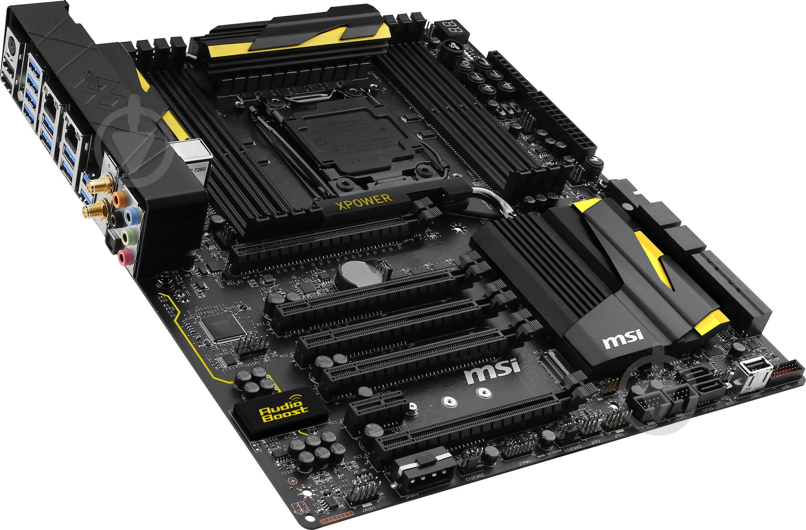 Материнская плата MSI X99A_XPOWER_AC (Socket 2011-3, Intel X99, E-ATX) - фото 2 Материнская плата MSI X99A_XPOWER_AC (Socket 2011-3, Intel X99, E-ATX) - фото 2