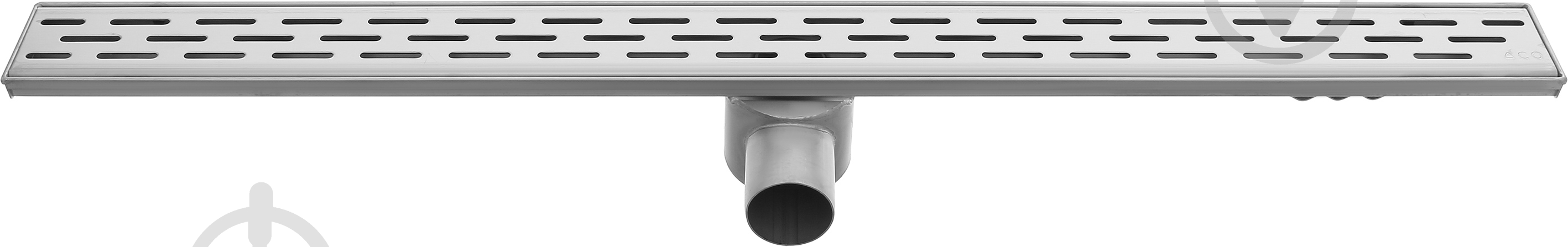 Душевой канал ACO Душевой канал с нерж. стали L=885, низкий сифон, решетка "линия" - фото 2