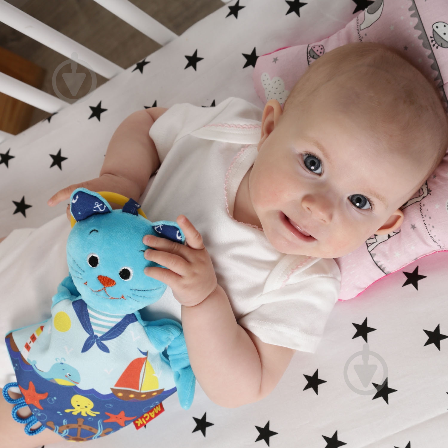 Игрушка-обнимашка Масик Кот-моряк МС 110604-03 - фото 4