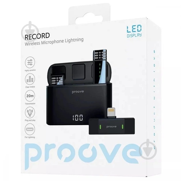 Микрофон Proove Record Lightning black (PMRC00010102) - фото 4