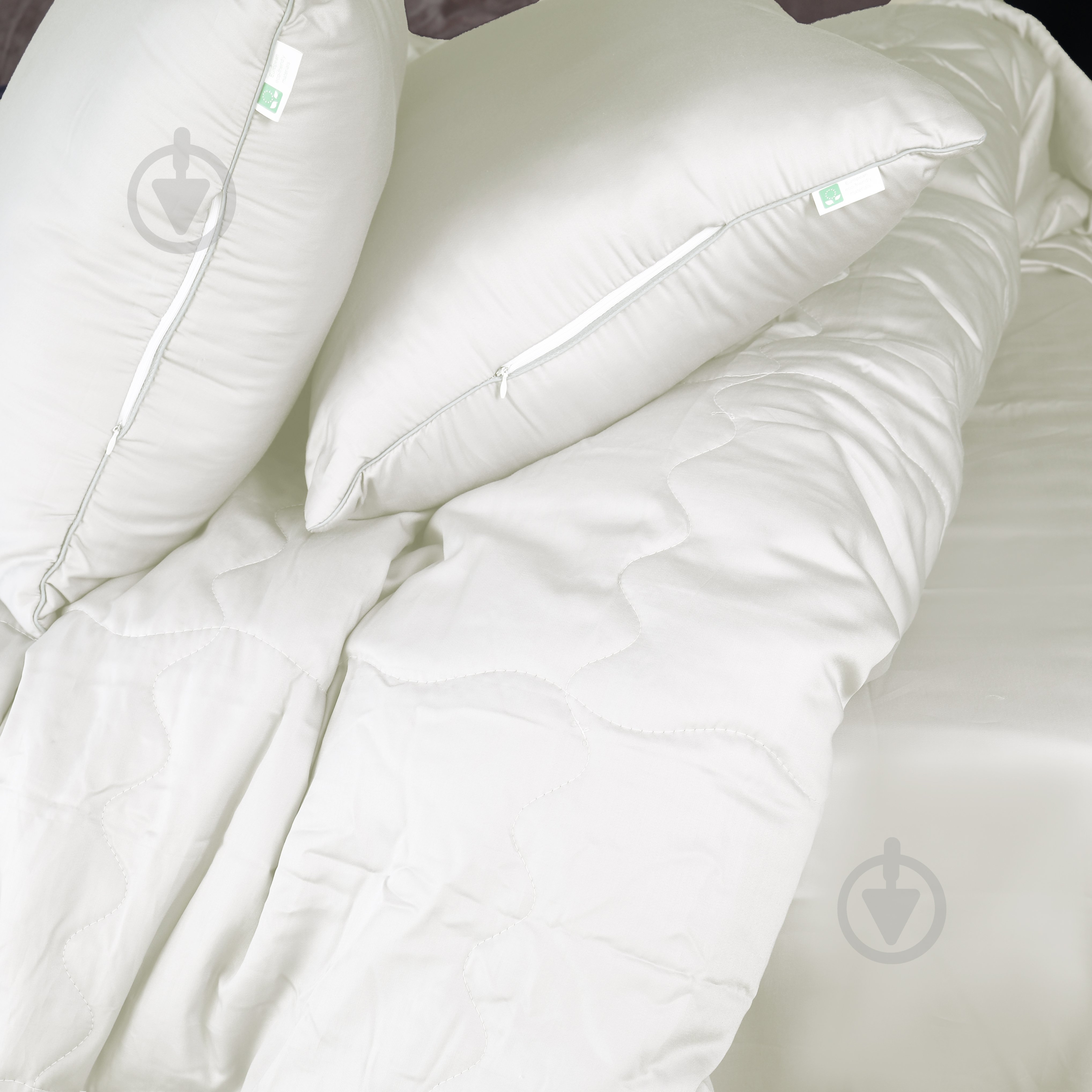 Набір №2991 Line Satin Premium 0001 Moko White Modal літо (2200010976915) 155x215 см MirSon білий - фото 2