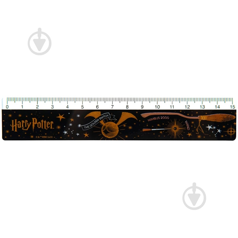 Линейка Harry Potter 15 см HP23-090 KITE - фото 1