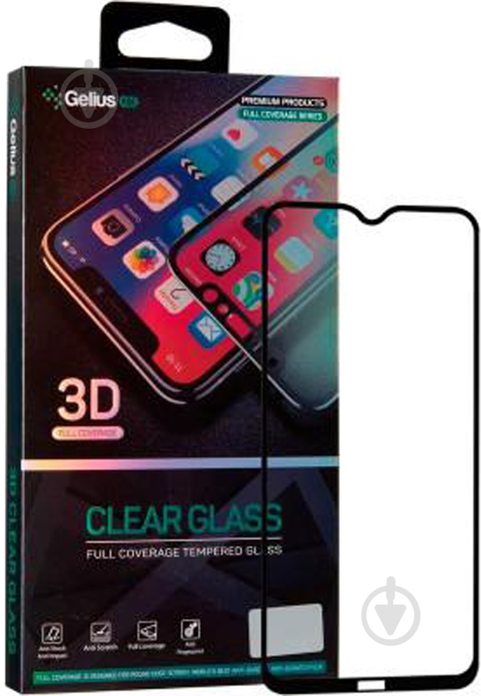 Защитное стекло Gelius Pro 3D для Xiaomi Redmi Note 8/Note 8 (2021) - фото 1