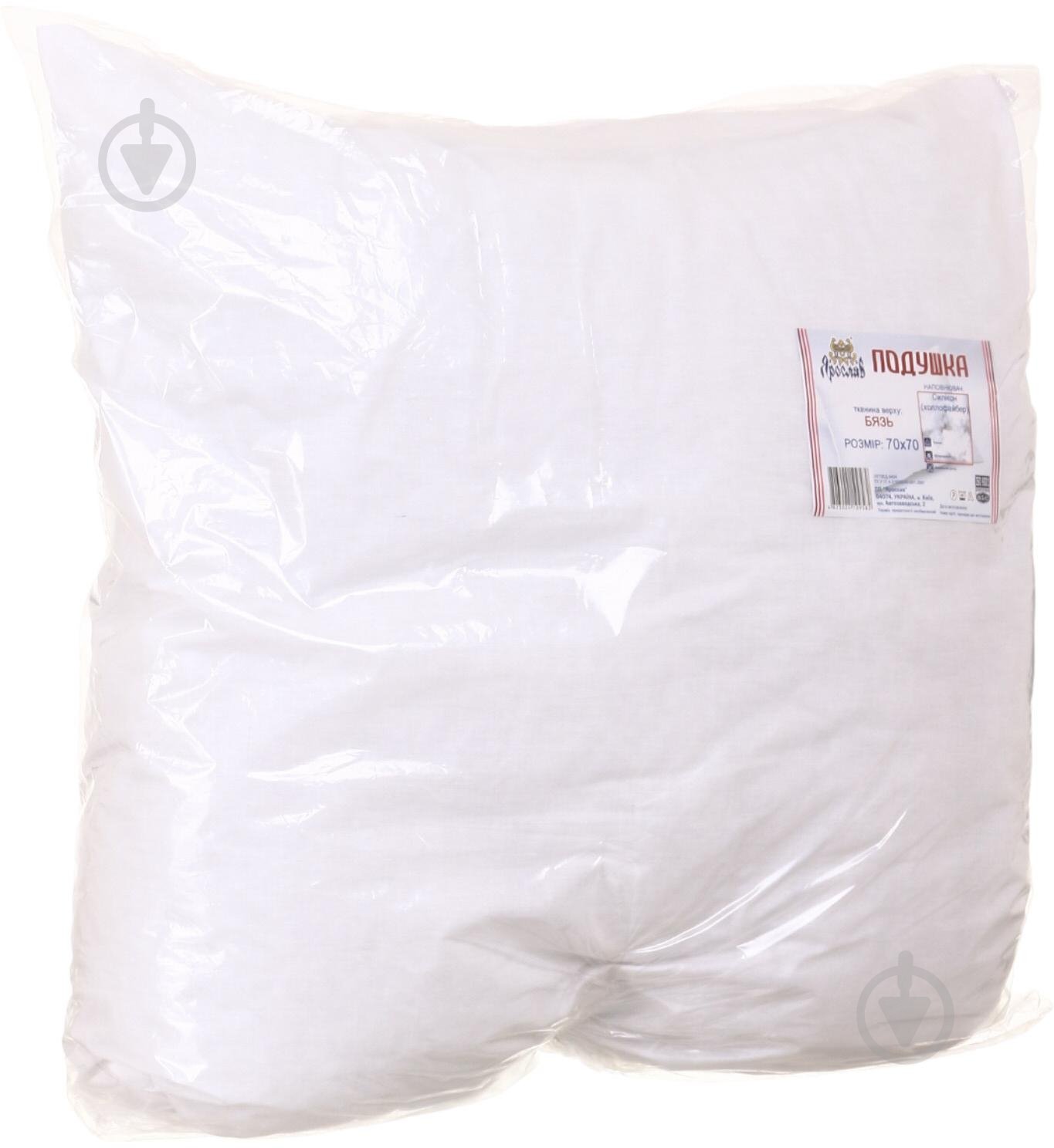 Подушка Бязь-силікон Ярослав 70x70 см білий - фото 6