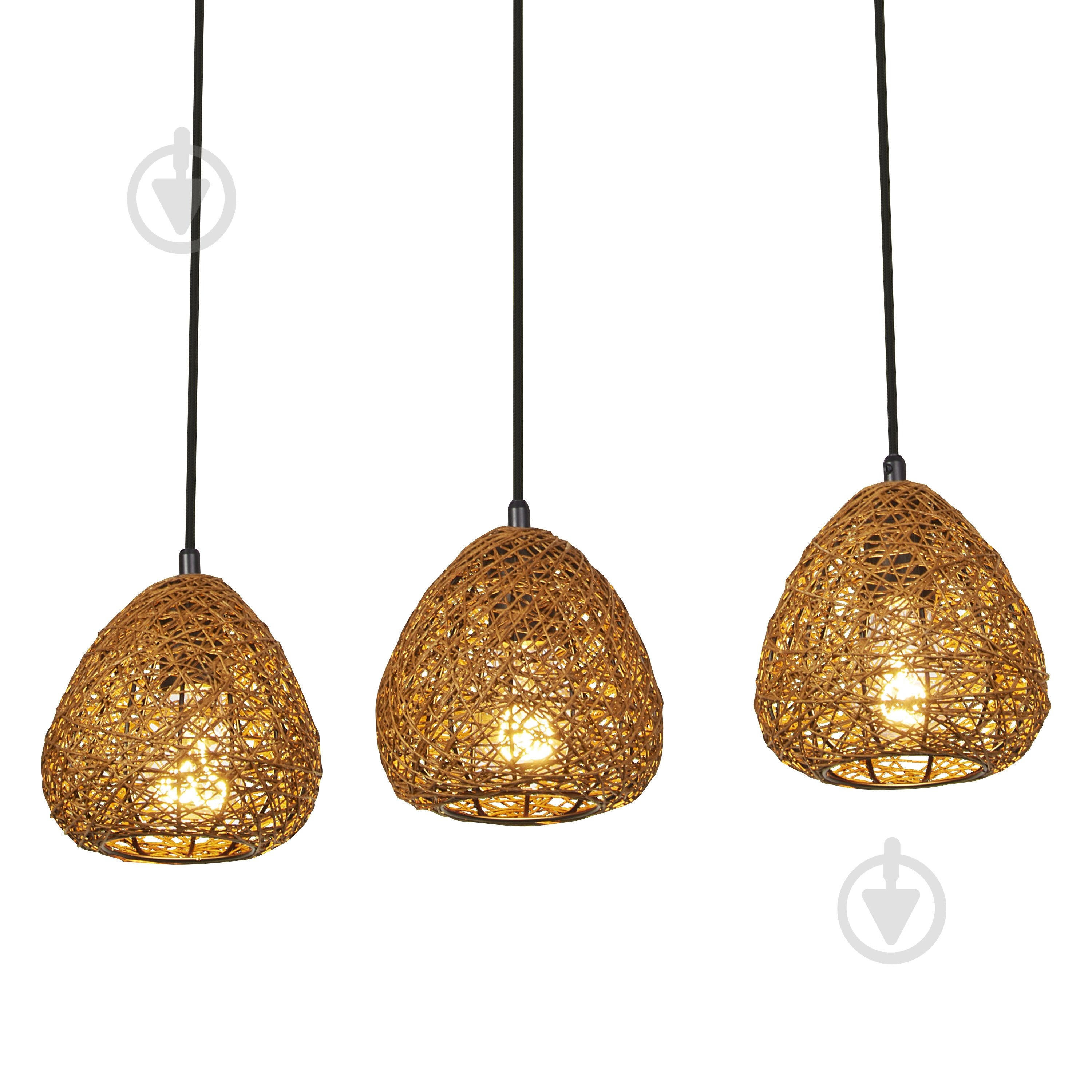 Підвіс Ledvance 3xE27 бежевий DECOR PAPER drop Linear - фото 3