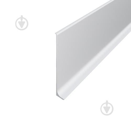 Плинтус алюминиевый АЛЮПРО ПАС-4729 серебро 2500х40х12 мм - фото 1