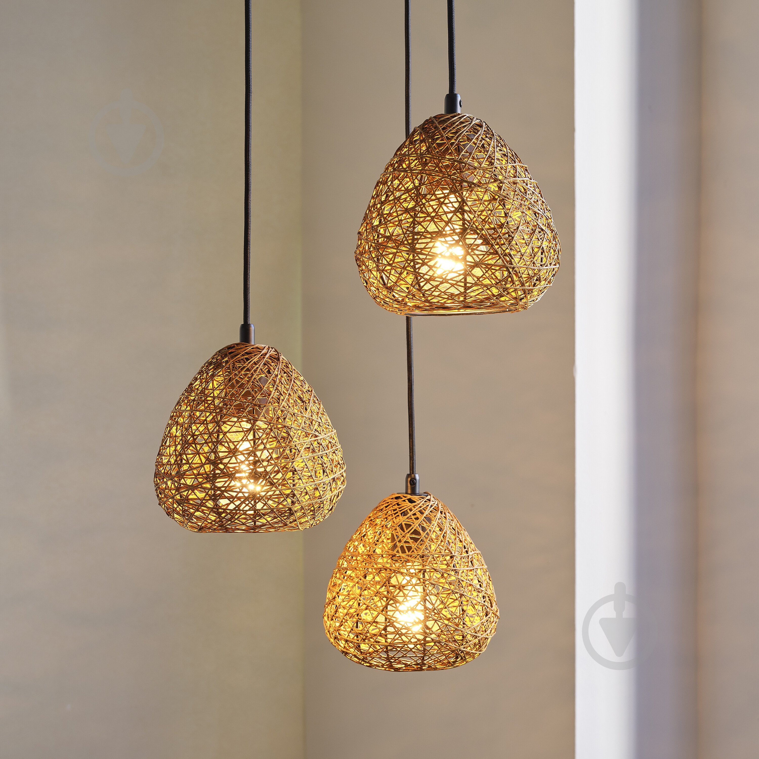 Підвіс Ledvance 3xE27 бежевий DECOR PAPER DROP plate - фото 8