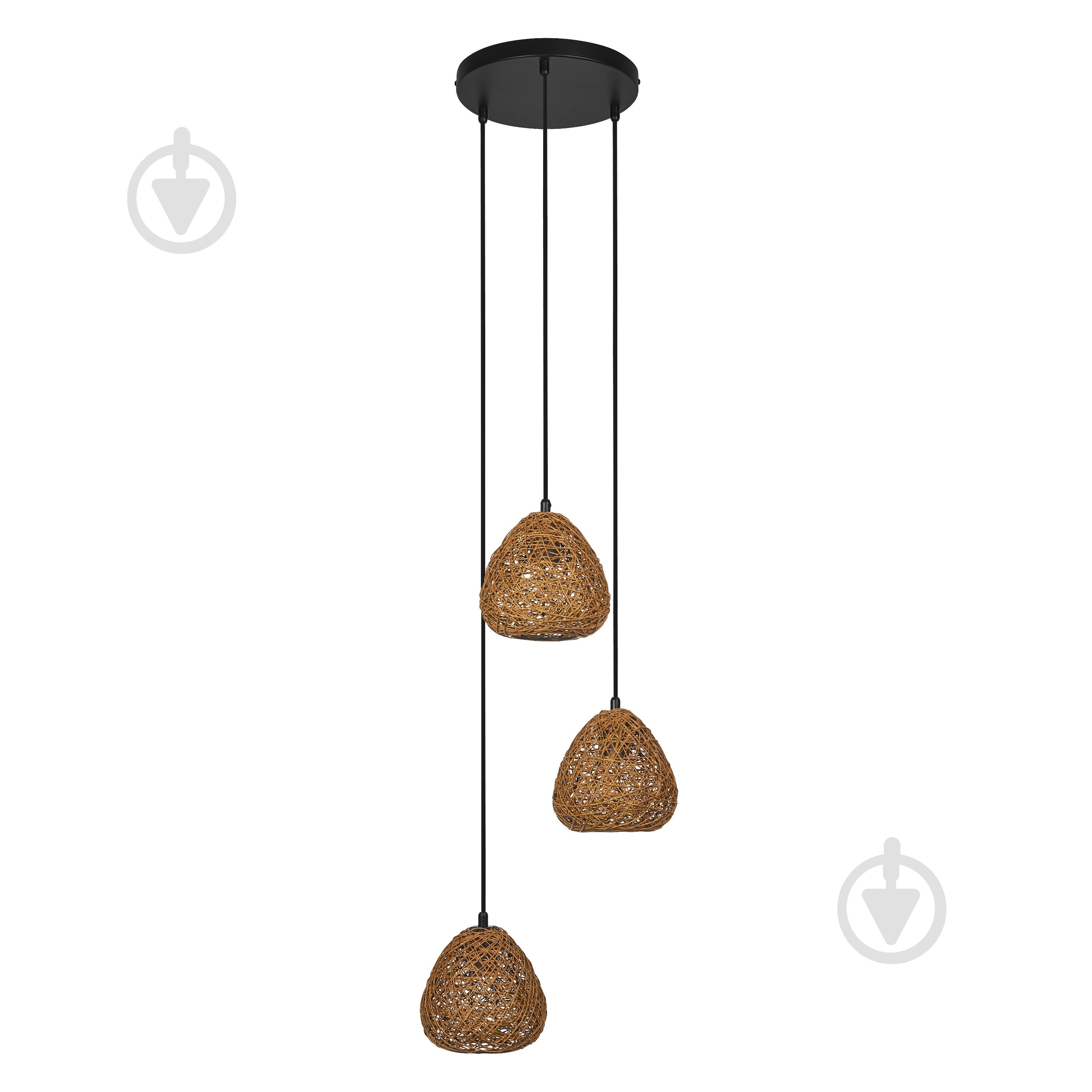 Підвіс Ledvance 3xE27 бежевий DECOR PAPER DROP plate - фото 1