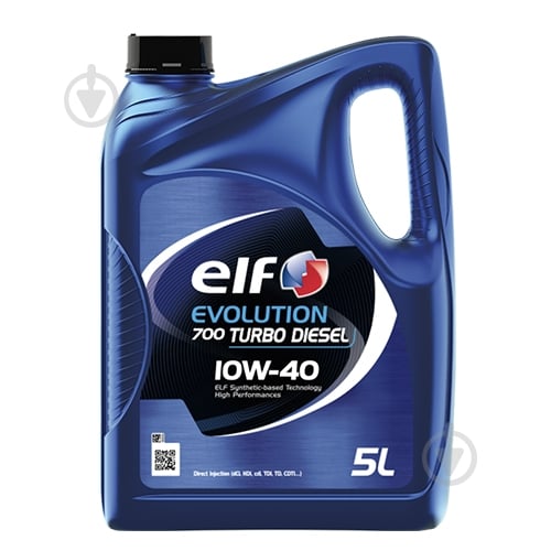 Моторное масло полусинтетическое Elf Evolution 700 Turbo Diesel 10W-40 5 л - фото 1