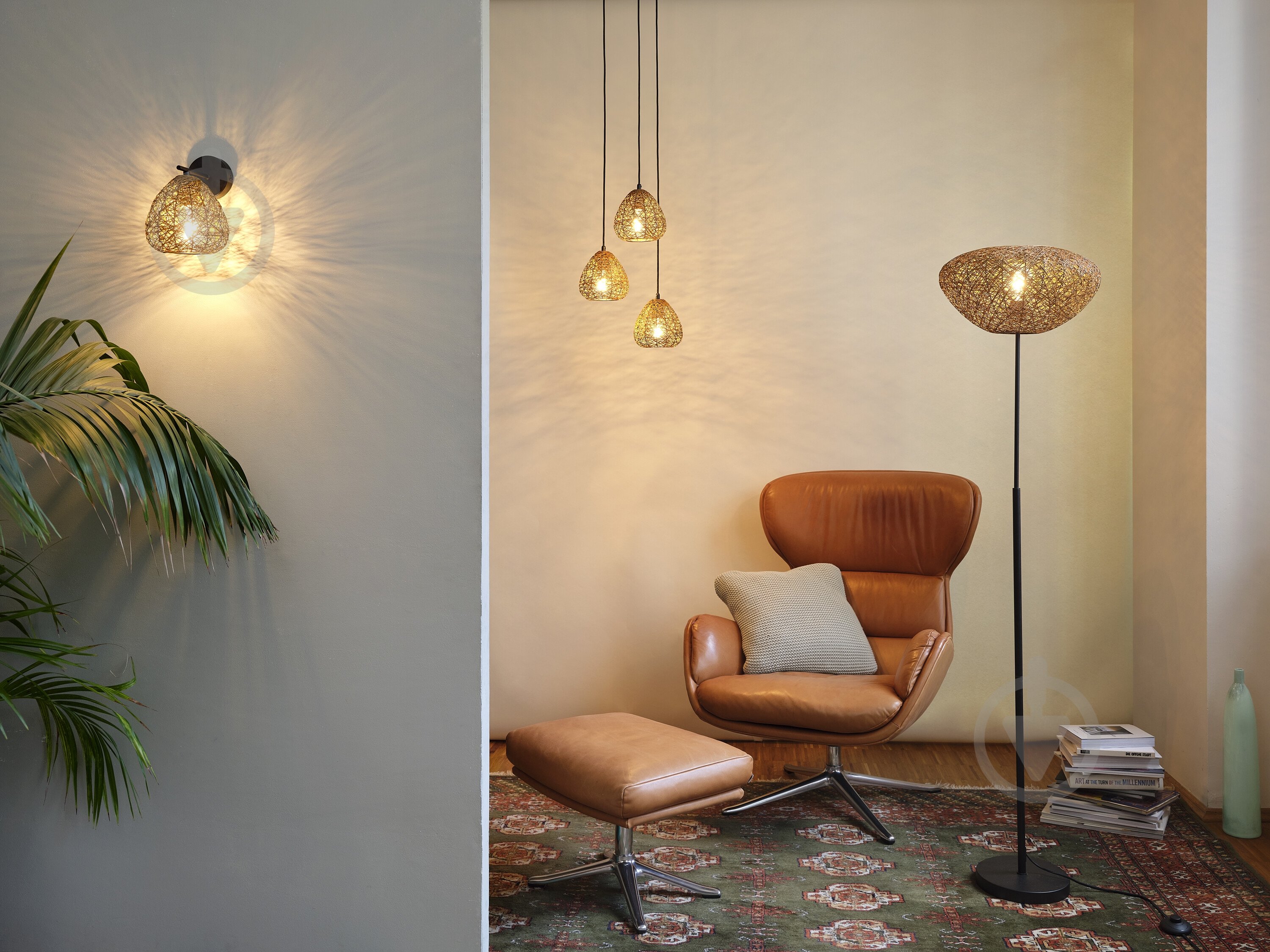 Торшер Ledvance E27 бежевий DECOR PAPER DROP loor - фото 8