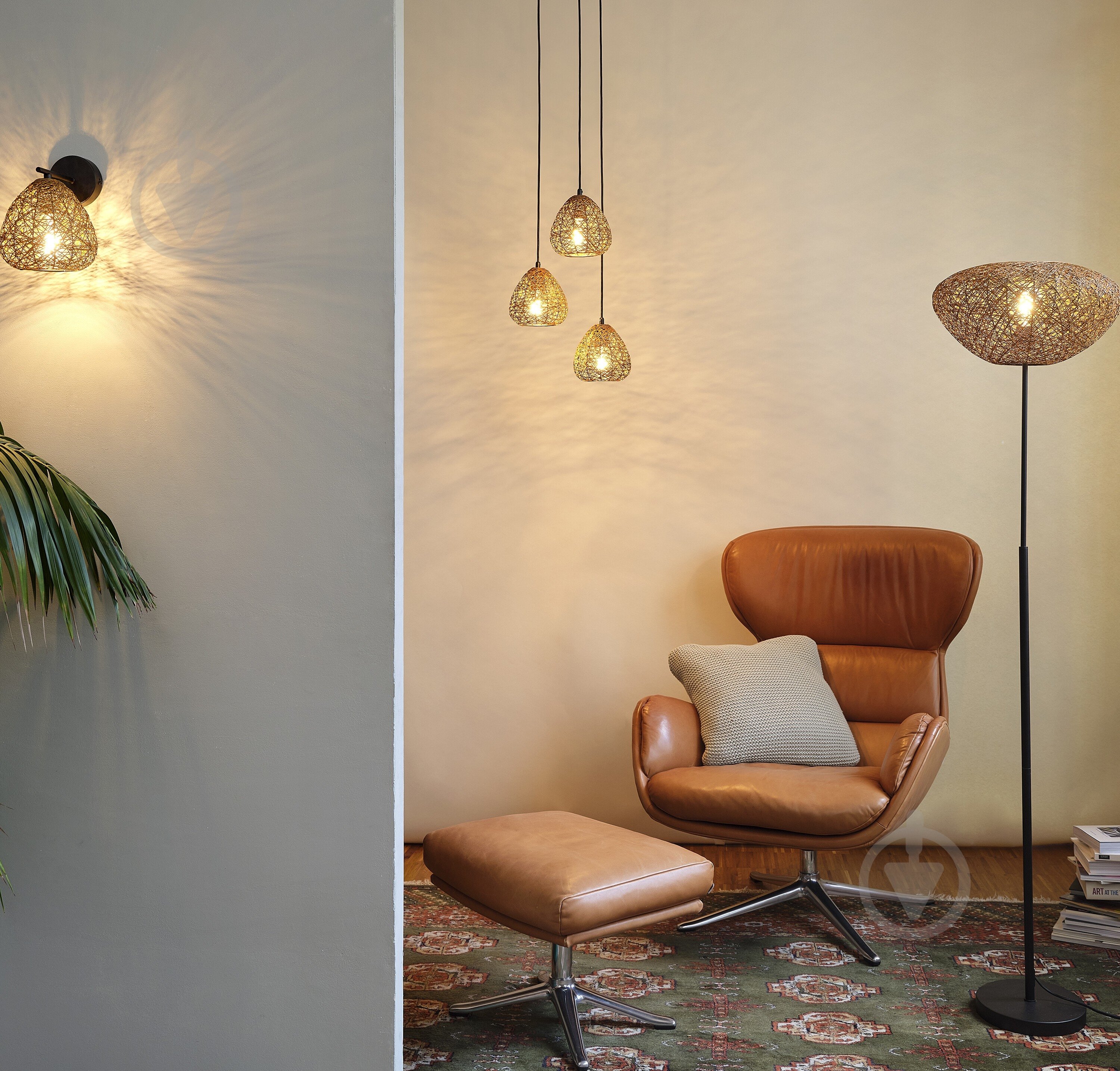 Торшер Ledvance E27 бежевий DECOR PAPER DROP loor - фото 12