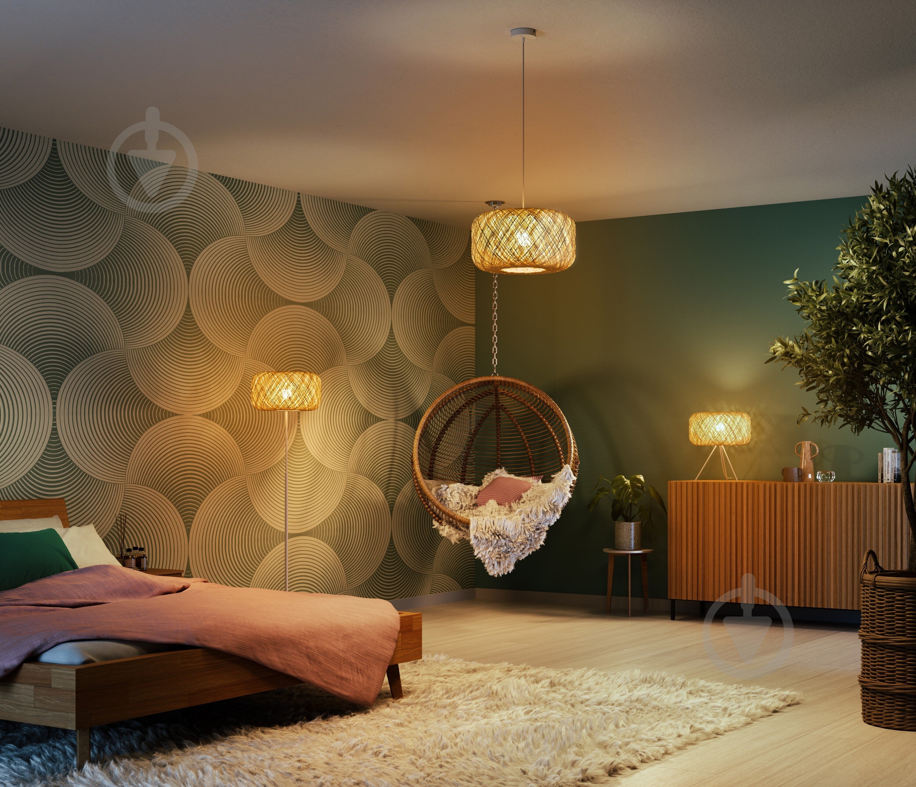 Підвіс Ledvance 1xE27 бежевий DECOR PAPER BALE pendant - фото 10
