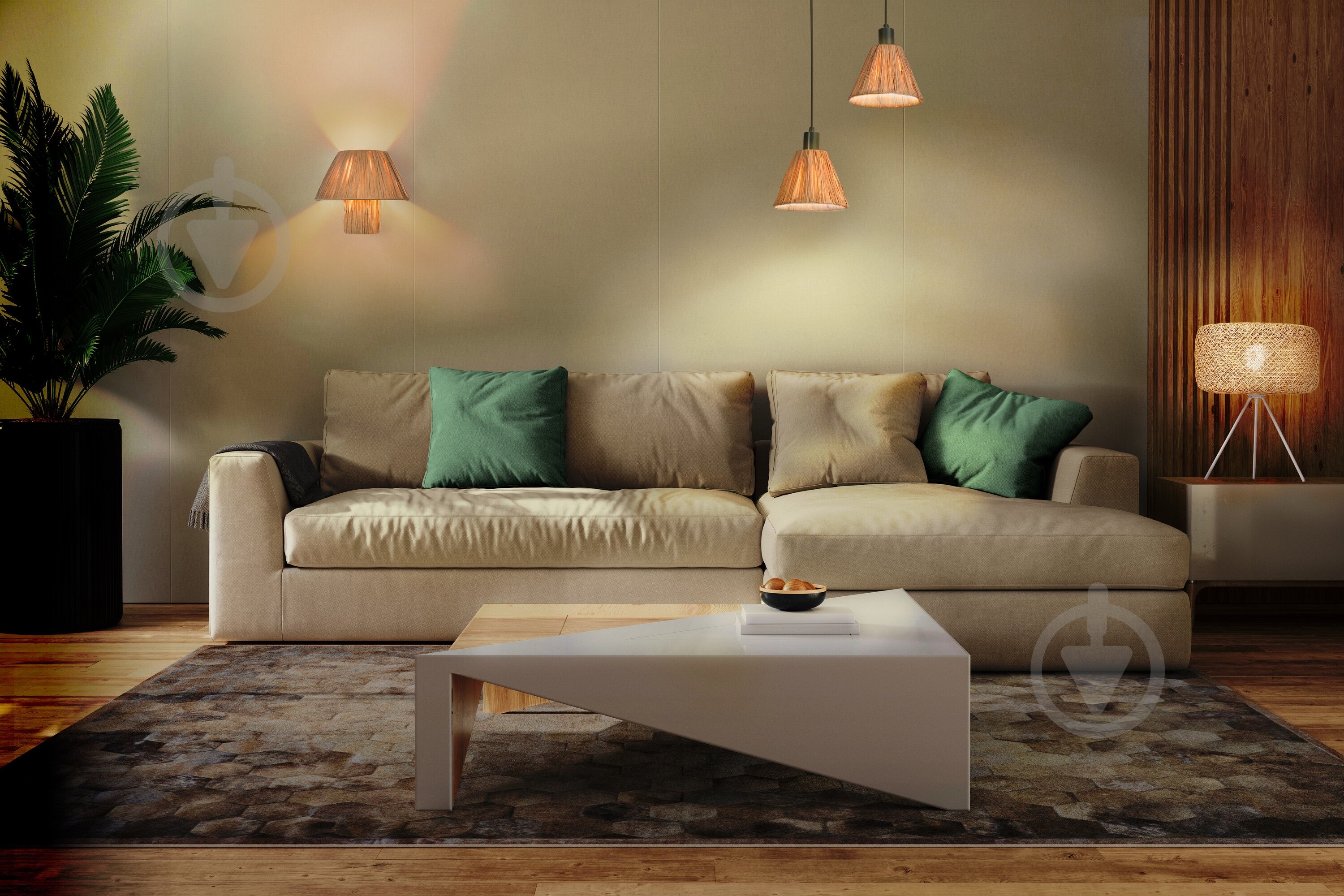 Настільна лампа декоративна Ledvance 1xE27 бежевий DECOR PAPER BALE table - фото 11