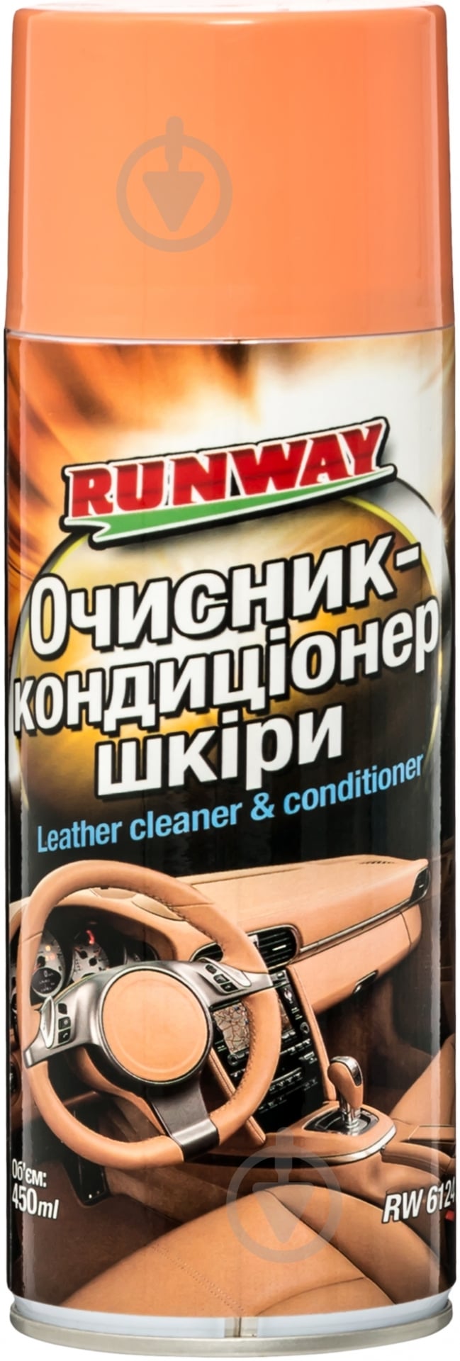 ᐉ Очиститель-кондиционер кожи RunWay RW6124 400 мл аэрозоль