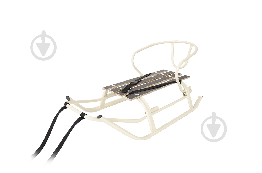 Санки Vitan " Комета " Айвори + спинка ( влогостойкая планка ) - фото 1