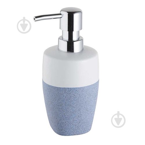 Дозатор для рідкого мила Bisk STONE 280 мл синій - фото 1