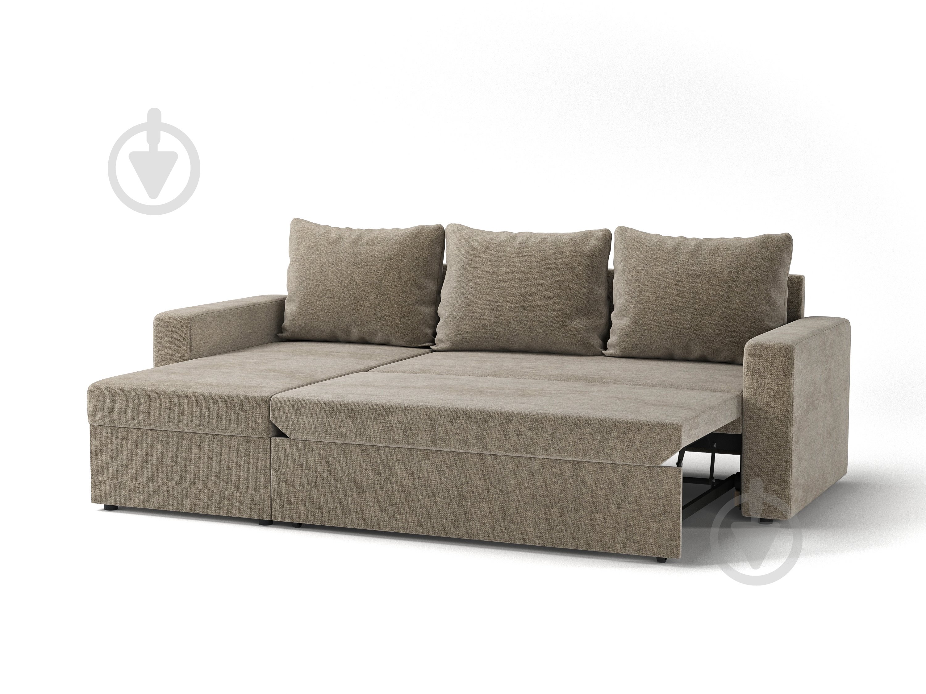 Диван кутовий Меблі Прогрес Голлівуд сірий 2300x1510x860 мм - фото 2