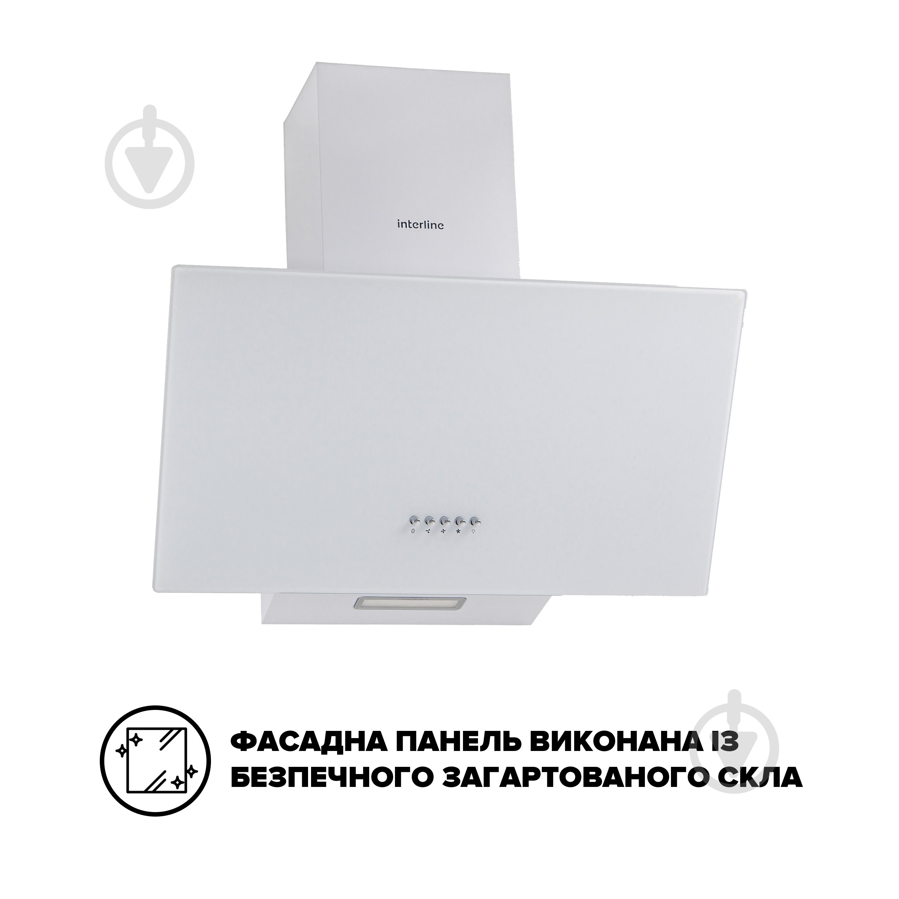 Витяжка Interline TEFFI WH A/60/GL/PB - фото 2