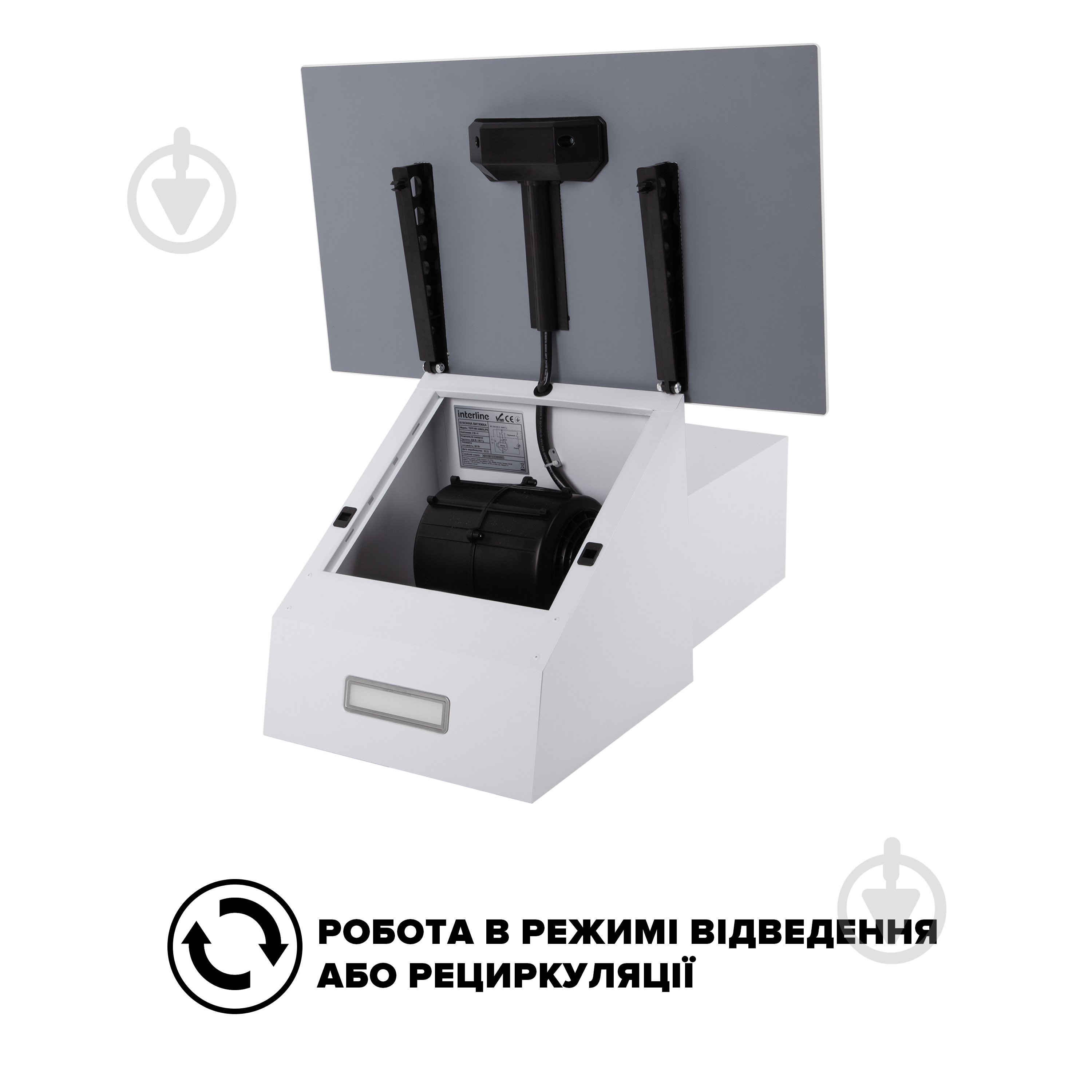 Витяжка Interline TEFFI WH A/60/GL/PB - фото 6