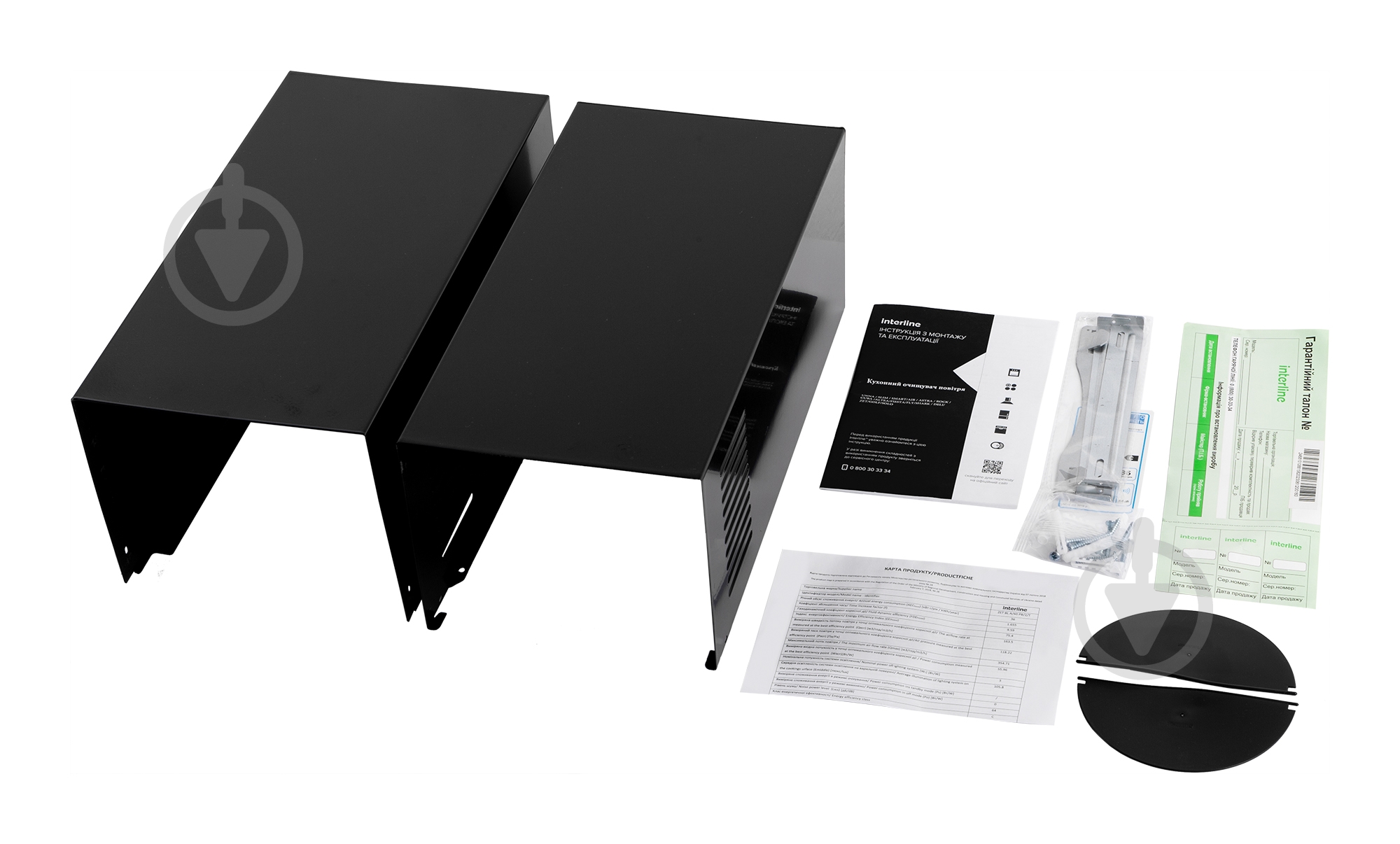 Вытяжка Interline ZET BL A/60 PB/2/T - фото 8