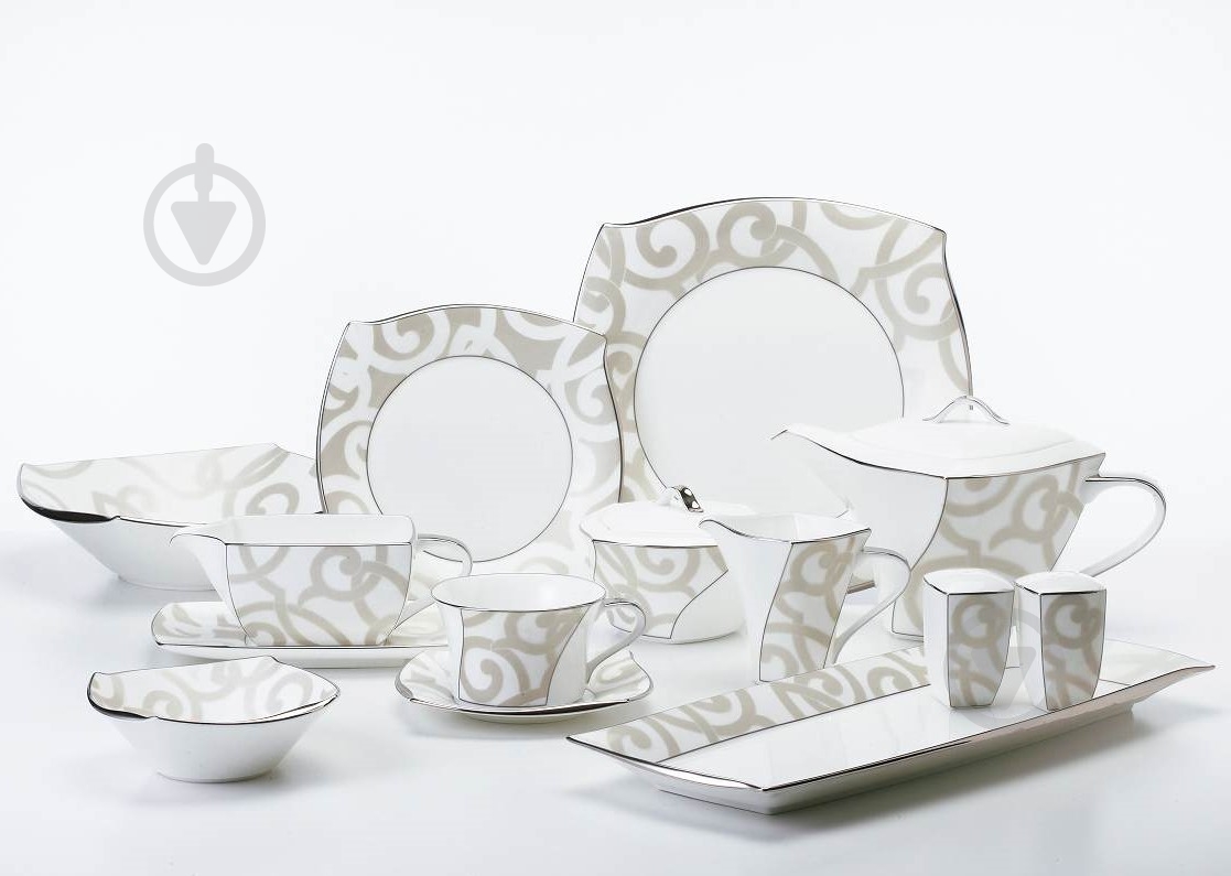 Чашка с блюдцем Narumi Gregory Platinum 330 мл - фото 2