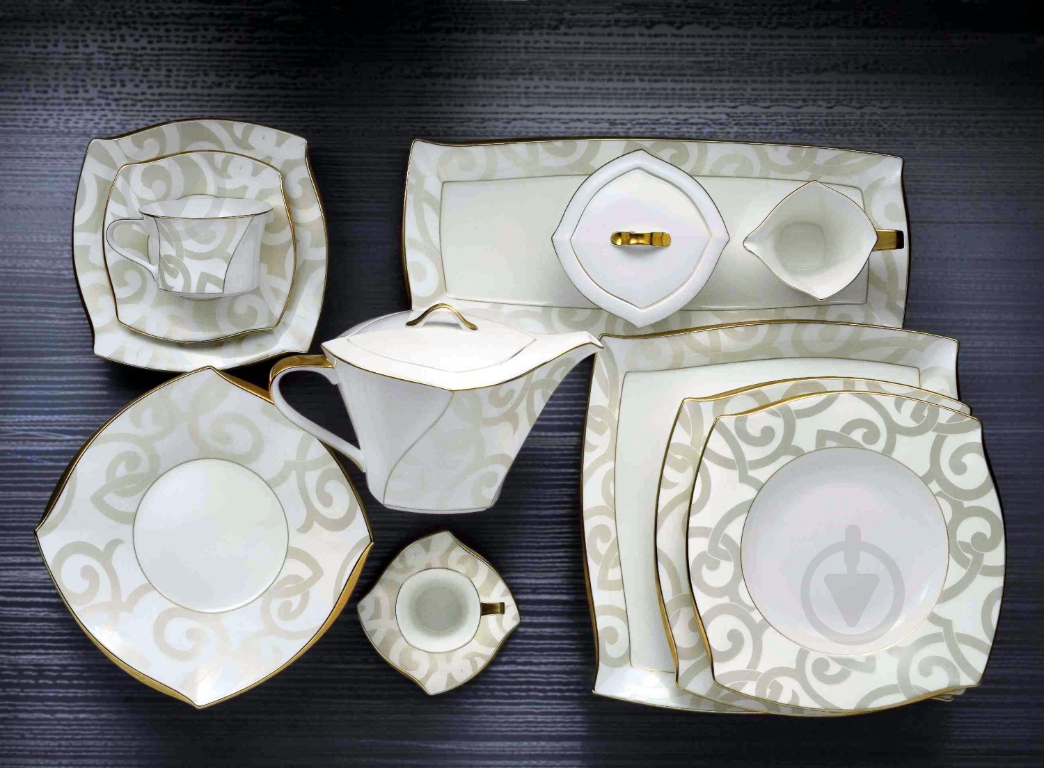 Чашка с блюдцем Narumi Gregory Gold 330 мл - фото 2