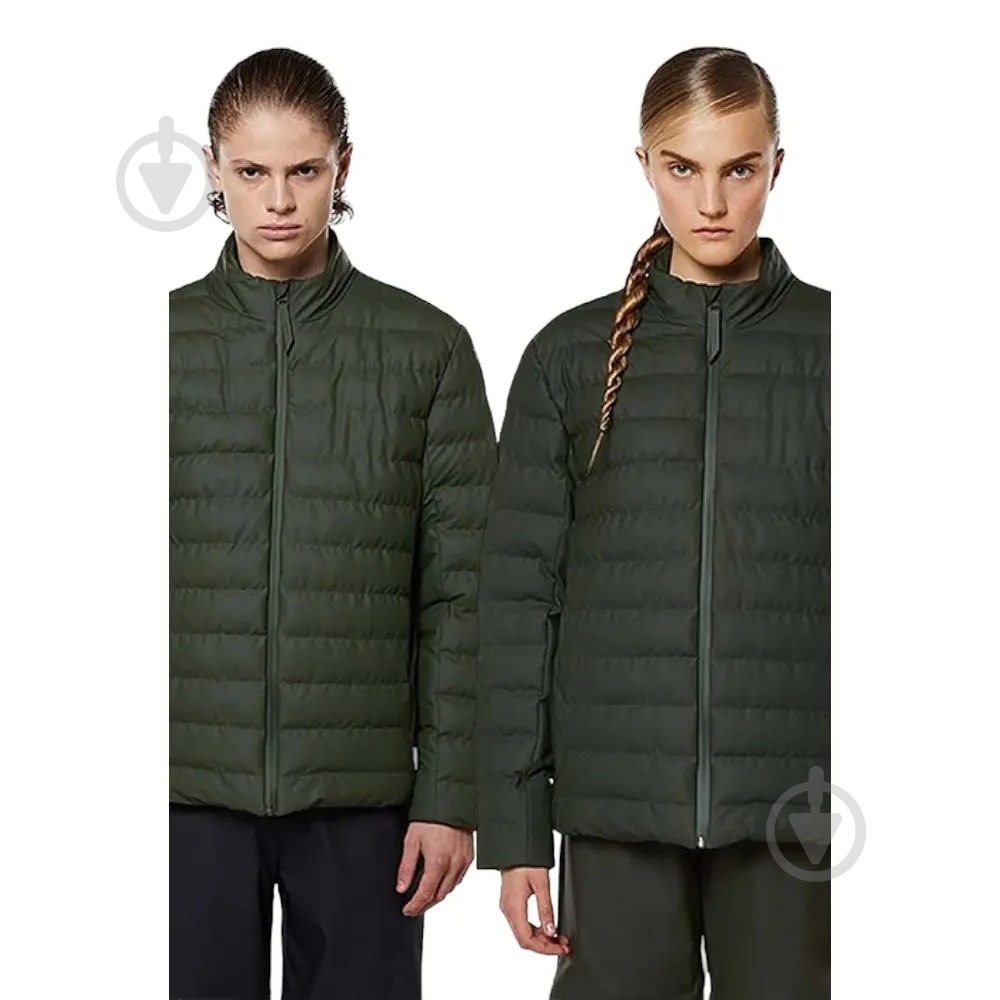 Куртка Rains Jackets 1543-Green р.2XL зеленая - фото 5 Куртка Rains Jackets 1543-Green р.2XL зеленая - фото 5