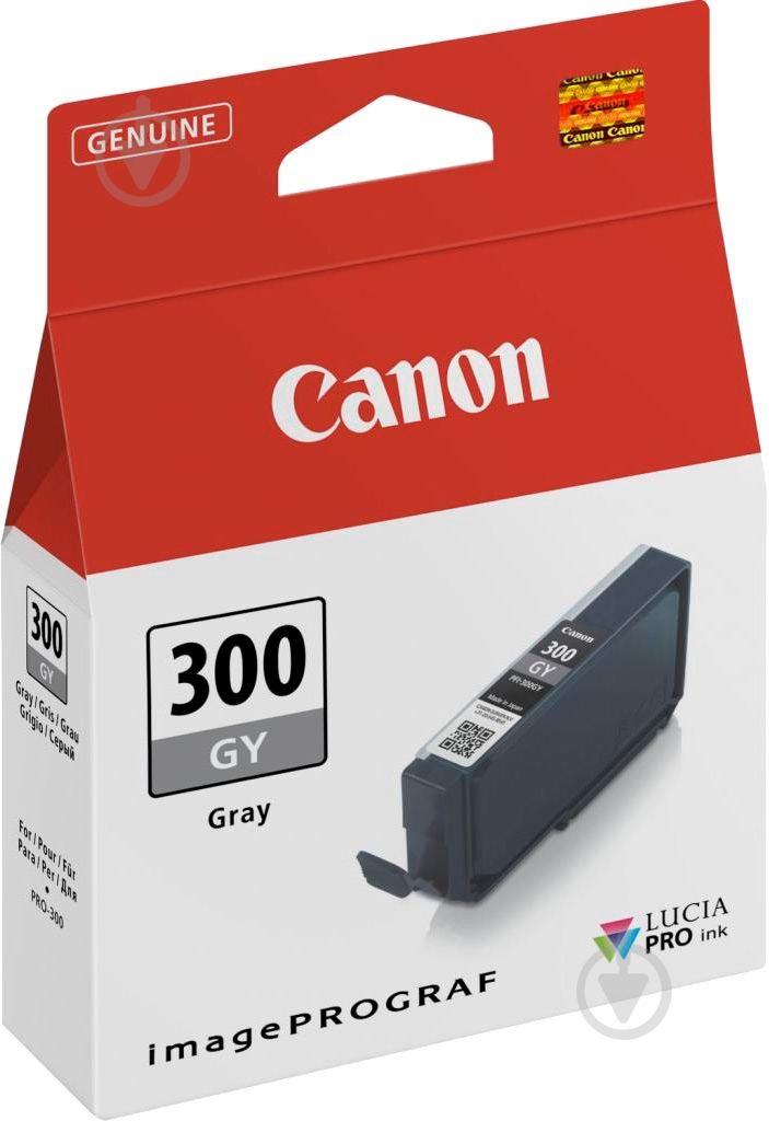 Картридж Canon PFI-300 (4200C001) grey - фото 2