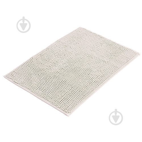 Килимок для ванної кімнати Bisk Basic 6 Chenille 60х40 см бежевий - фото 1