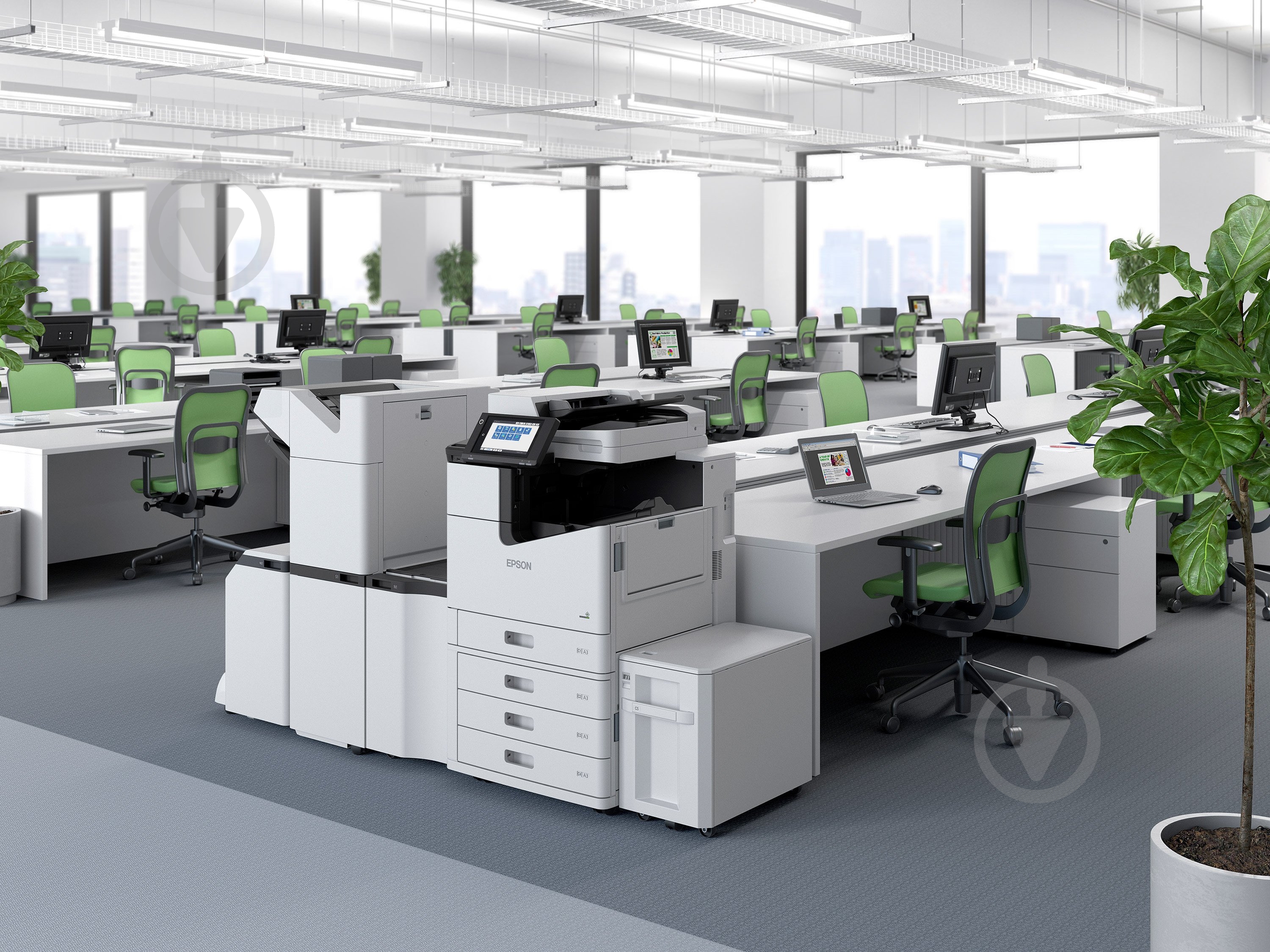 МФУ Epson WorkForce Enterprise WF-M21000D4TW А3 (C11CJ87401BX) - фото 13