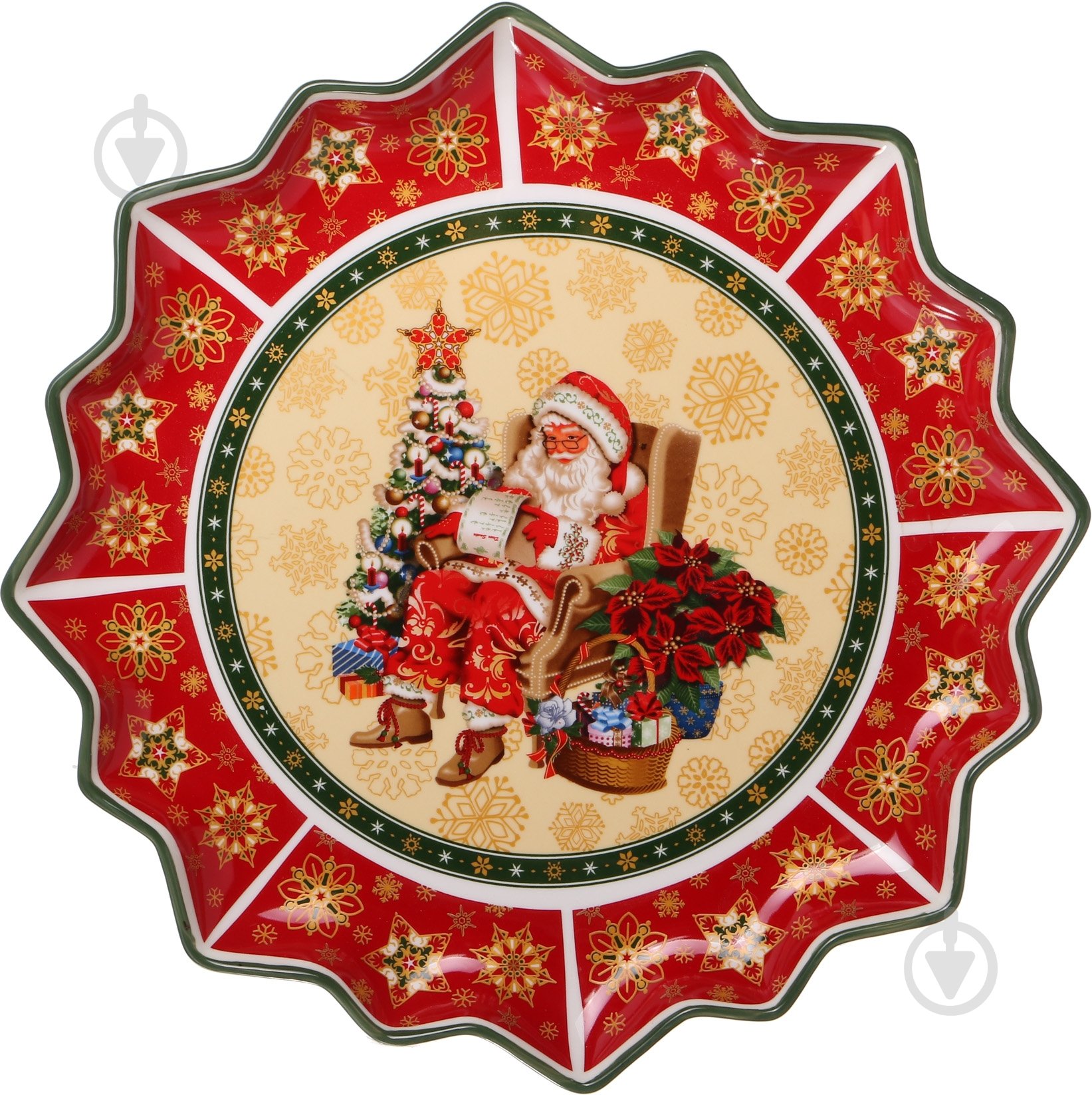 Блюдо кругле Lefard Christmas Collection 38 см - фото 1 Блюдо кругле Lefard Christmas Collection 38 см - фото 1