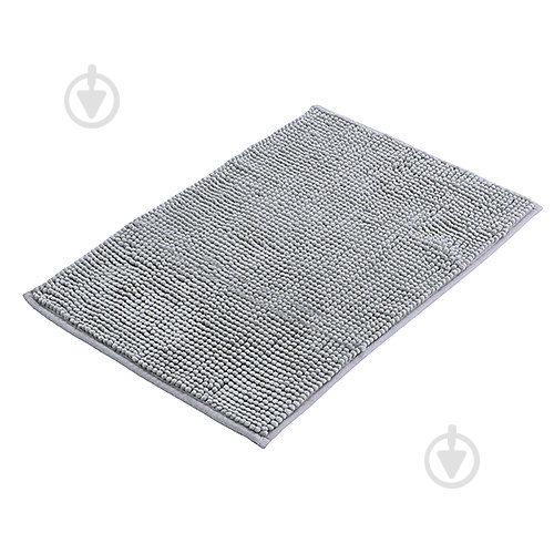 Коврик для ванной комнаты Bisk Basic 6 Chenille 60х40 см серый - фото 1