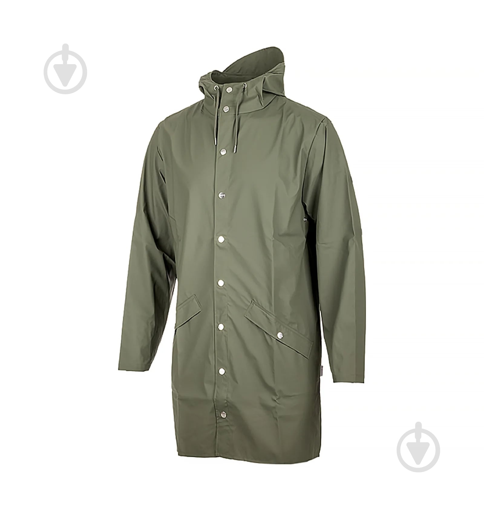 Куртка Rains Long Jacket 1202-Olive р.2XS-XS - фото 1