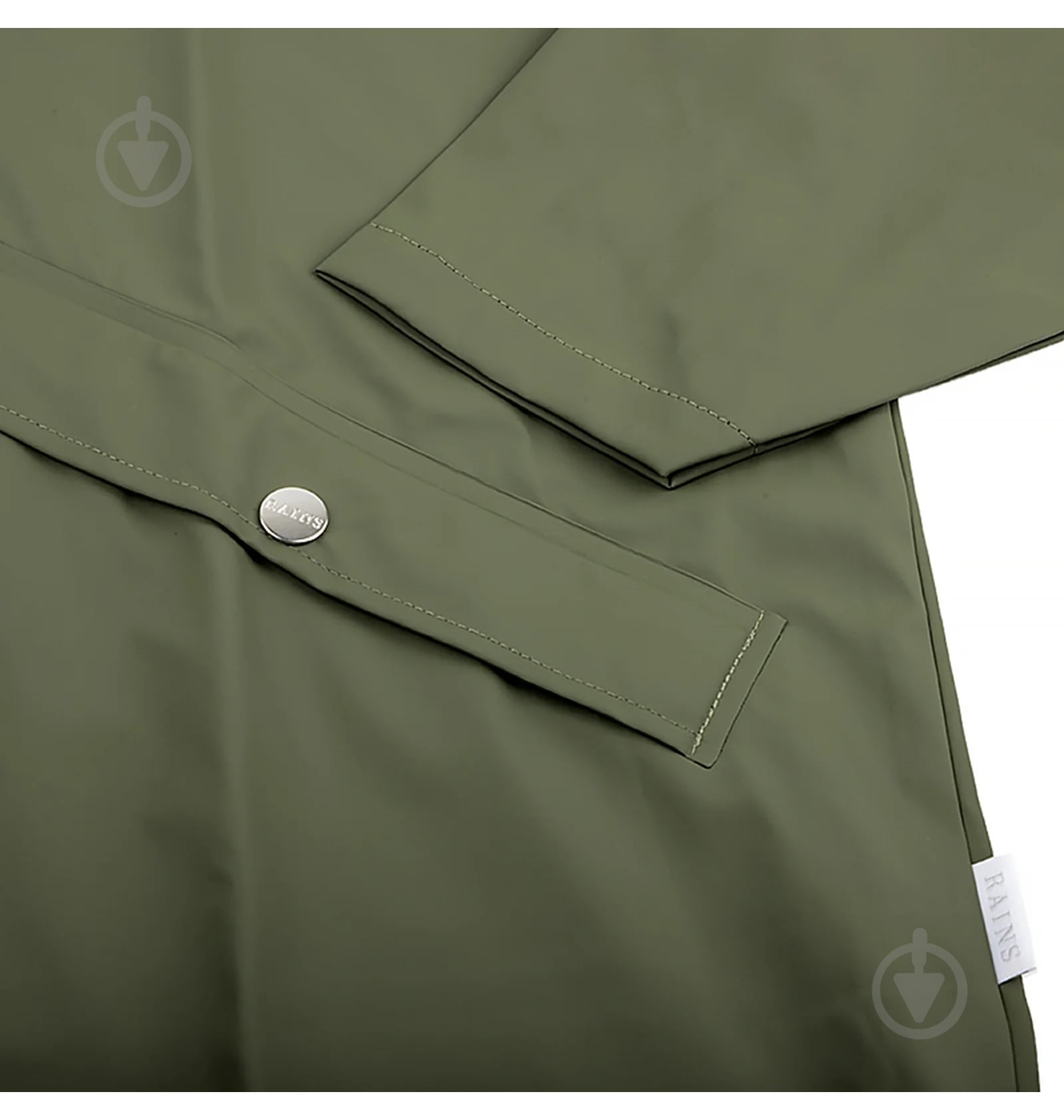 Куртка Rains Long Jacket 1202-Olive р.2XS-XS - фото 4